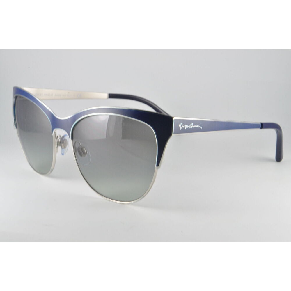 Giorgio Armani AR6019-306211 Sunglasses Blue Metal Butterfly